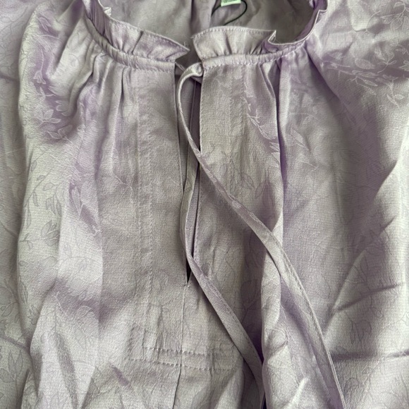 Purple office blouse - Picture 3 of 8